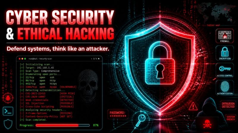 Cyber Security & Ethical Hacking in Kalkaji Delhi